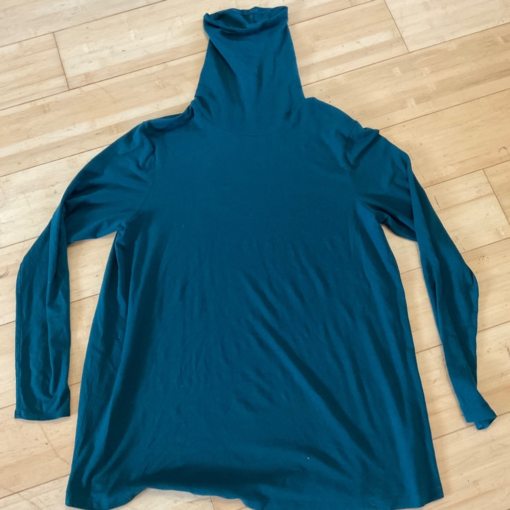 Peruvian connection size xl turtleneck green